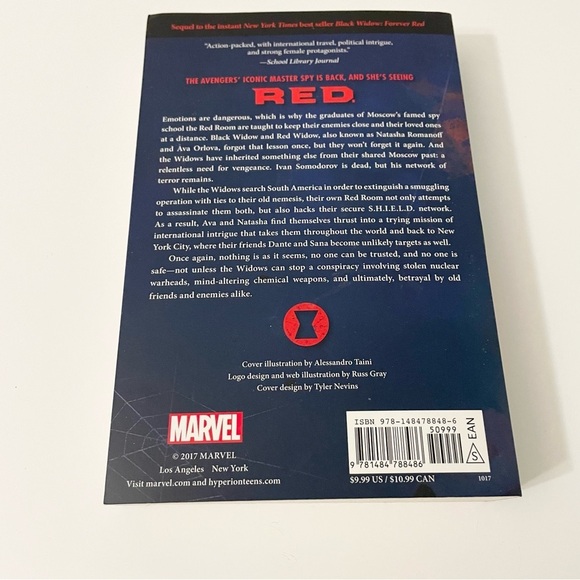Black Widow Red Vengeance Novel Margaret Stohl Book - Picture 15 of 16